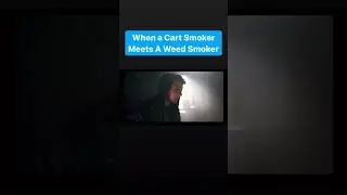 When A Cart Smoker Meets A Weed Smoker! #fyp #funnymemes #smokers #california #vapecarts #carts