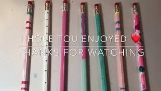 3 Color Back To School Pencil Makeover #2 And Trying Hydro Diping