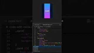 Animated Gradient Border Card 🔥  HTML & CSS  #coding #css #webdevelopment