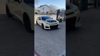 Blonde Girl in 1000 hp ZL1 Uber driver