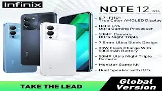 Infinix NOTE 12 Smartphone Helio G96 Gaming Processor 6.7