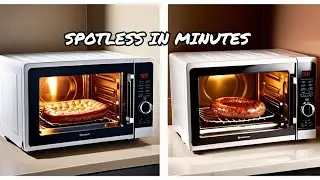 Microwave Cleaning: Removing Week-Old Sausage Stains! 🌭✨