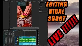 editing  viral short content Video LIVE !!!!! tips and tricks. edit with me. part 1