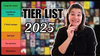 MES LECTURES 2025 EN TIER LIST ! ✏️🖊️