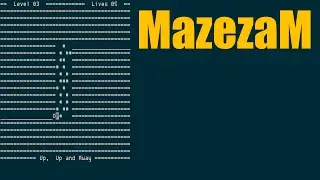 MazezaM-Unix for VT100, port of VT52 C version