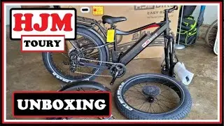 HJM Toury Fat-Tire E-bike Unboxing