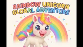 Rainbow Unicorn Global Adventure | Viral Kids Songs & Magical Cartoons 2025