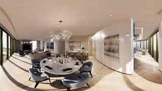 4k Interior Stereo 360 video showcase