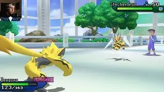 Zeraora BANDED Pokemon Ultra Sun Ultra Moon: MONOTYPE Wi-Fi Battle vs Sickow+Obie+Smasher! (1080p)