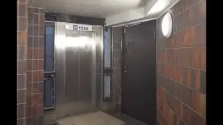 Sweden, Stockholm Thorildsplan subway station pedestrian underpass, SMW elevator - going up