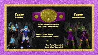 E.A.W. 2025 Heavyweight Tag Team Championship SEMI FINAL 01 Sharks vs Gators Rival Beatdown!