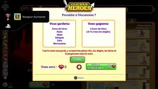 Clicker Heroes troph&eacute;e 5 premi&egrave;re assencion