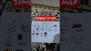 Symbols of map | Lion's study | #map #symbols #study