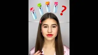 Lipstick Color Check💋💋 Which color did you like most? #lipstick #beauty #makeup #challenge#shorts