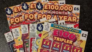 &pound;30 Mix of Allwyn UK National Lottery Scratch Cards