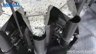 Multihead weigher curd /cottage cheese vertical weighing and packing machine