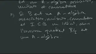 algèbres