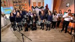 Celebración de lotería con el Coro del Colegio Condes de Aragón de Zaragoza. Sin Ir Más Lejos
