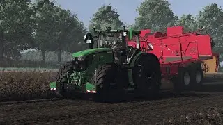 🌾Schwesing Bahnhof🌾Kartoffeln Roden und Buschbohnen Dreschen Folge106 #ls25 #fs25 #twitch #streamer