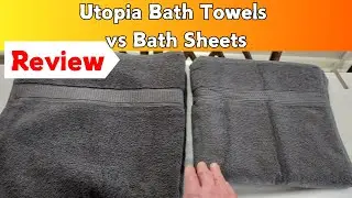 Utopia Bath Towels vs Utopia Jumbo Bath Sheets