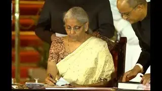 Nirmala Sitharaman - Taking Oath as Cabinet Minister | Narendra Modi 3.0