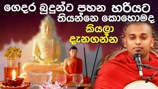 බුදුන්ට ගෙදරදී නිවැරදිව පහන ති⁣යන්නෙ කොහොමද | kathnoruwe siridamma himi | niwanataMaga5 | Budhun