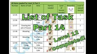 Merge Manor: Sunny House - LIST OF TASKS - Part 14 - CaroGamesNL