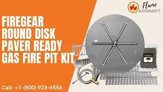 Firegear Round Disk Paver Ready Gas Fire Pit Kit