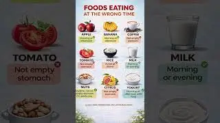 ⚠️Are You Eating These Foods at the Wrong Time? | Food Timing Tips