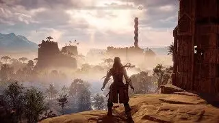 Horizon Zero Dawn - PS4 - Tutorial - Shadow Sharpshot Bow & Journey to Meridian (Blind)