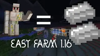 Minecraft Easy and Effetcive Iron Farm 1.16.5+ (Java)