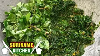Bladgroenten Makoja Ke Bhaadjie Uit Suriname | Surinamese vegetable Curry | Suriname Kitchen