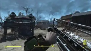Fallout 4 Robot Settlement & Nuka Nuke Launcher Big Boy!