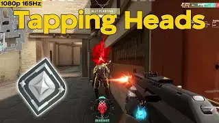 Tapping Heads Compilation | Silver 1 Lobby | Valorant 1080p 165fps