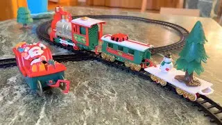 El TREN eléctrico de PAPÁ NOEL 🎅🏼 🚂 🚃 🎄con LUZ y SONIDO💡🎶 UNBOXING y Funcionamiento ⚡️⛄️