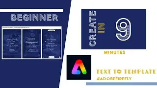 Text to Template in Adobe Express