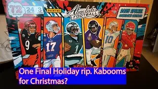 Holiday Rip: 2025 Panini Absolute Football Holiday Calendar - Kaboom hunting.
