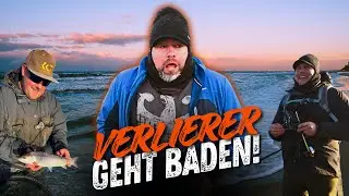 Meerforellen Challenge - Der Verlierer muss ins eiskalte Wasser!🥶