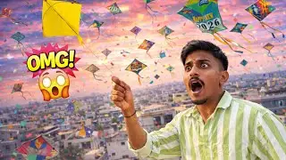 Khali Khich 🪁 | Sankranti Kite Flying Vlog in Hyderabad 😍