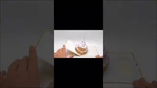 3d birthday cake card pop up greeting cards for mom