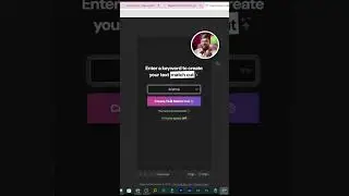 Create paper text match, cut effect