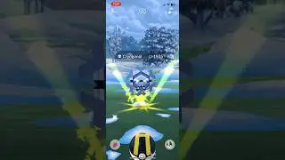 Catching a wild Crygonal &bull; #pokemongo Pokemon go winter ice snow