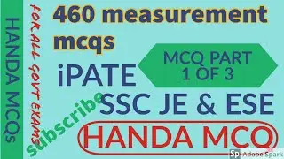 measurement MCQs from handa, handa mcq, handa measurement mcq, mcq in measurement, measurements mcq