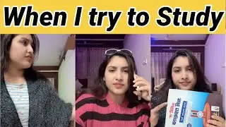 When I try to Study | Funny Video | 😂😂😂