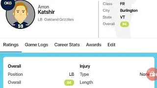 5 star freshman to Oakland Grizzlies 