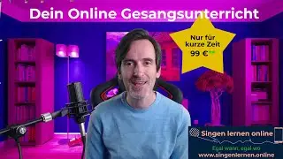 Online Gesangsunterricht - SALE bei Singen lernen online