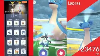 12 unique Fighting vs Lapras duo in cloudy