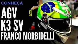 EXCLUSIVO: Capacete AGV K3 SV Franco Morbidelli | Grid Motors
