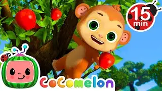Monkey Fruit Song LOOP | Animal Apples & Bananas | CoComelon Nursery Rhymes & Kids Songs