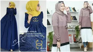 35 Kumpulan Model Gamis dan Setelan Murah Terbaru 2020 Cocok Buat Segala Acara